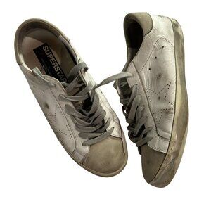 Golden Goose Superstar Sneakers in White